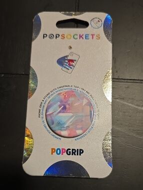PopSocket PopGrip Phone Grip - Pastel Pink, Blue & Purple Marble